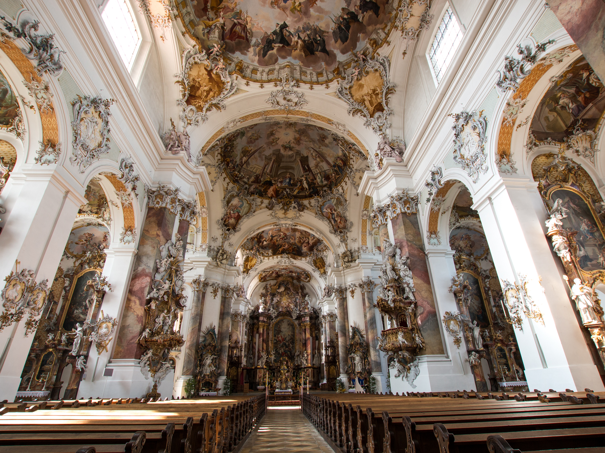 Innenraumansicht Basilika Ottobeuren