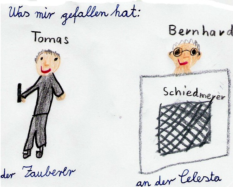 Die Hauptfiguren der Veranstaltung ...